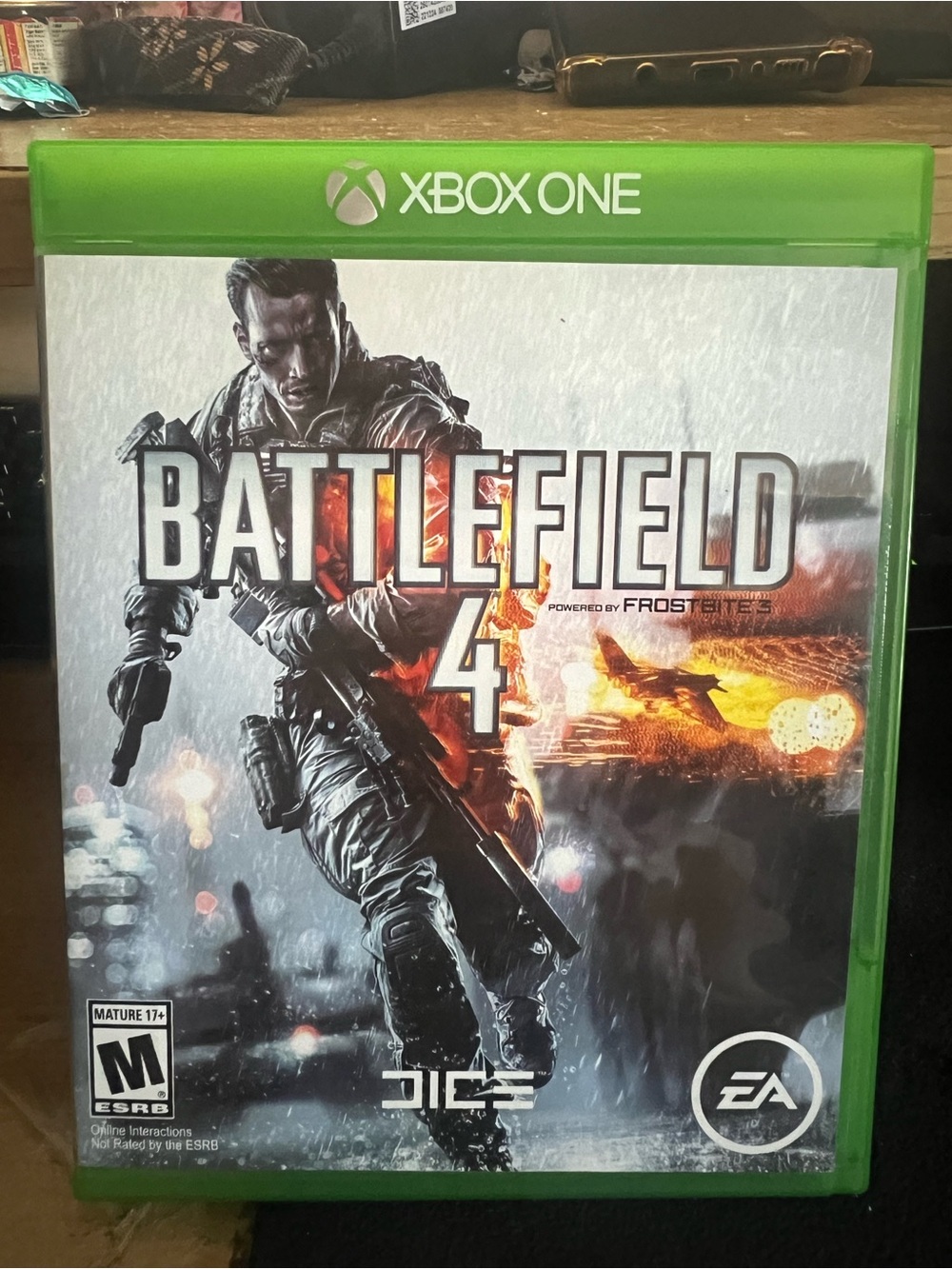 Battlefield 4 (Xbox One) - Green Case, Black Cover